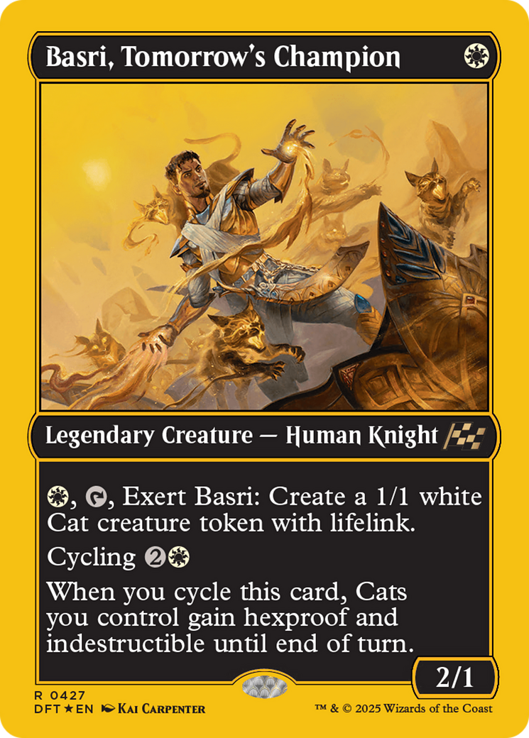 Magic: The Gathering - Basri, Tomorrow's Champion Foil - Aetherdrift
