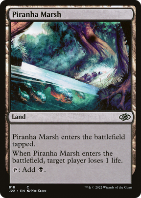 Magic: The Gathering - Piranha Marsh - Jumpstart 2022