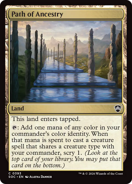 Magic: The Gathering - Path of Ancestry - Secrets of Strixhaven Commander