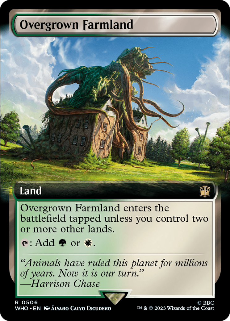 Magic: The Gathering - Overgrown Farmland - Doctor Who