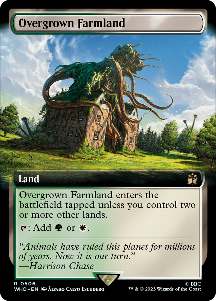 Magic: The Gathering - Overgrown Farmland Foil - Doctor Who
