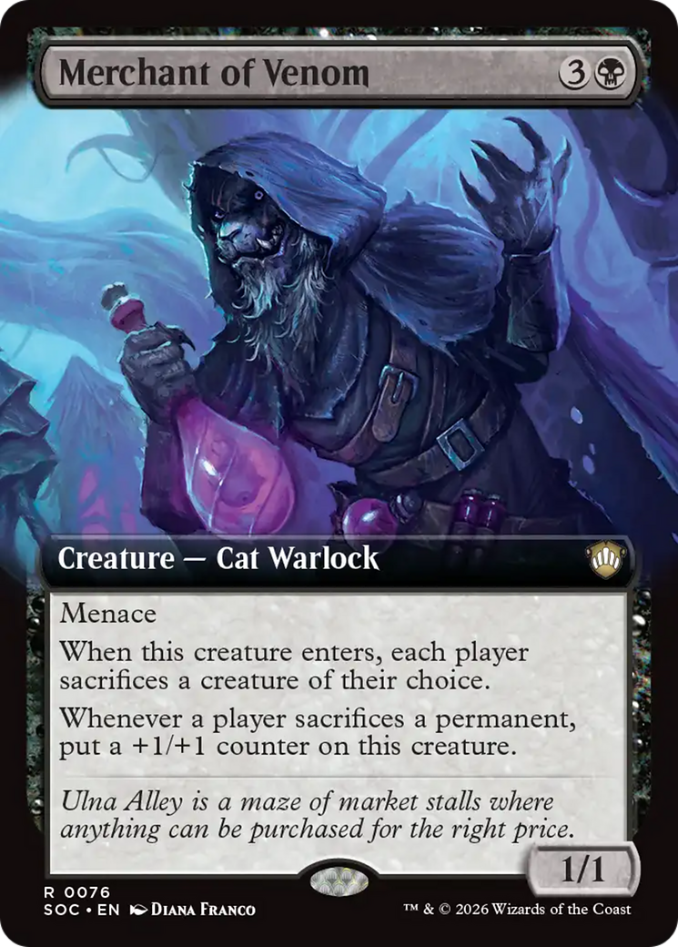 Magic: The Gathering - Merchant of Venom - Secrets of Strixhaven Commander