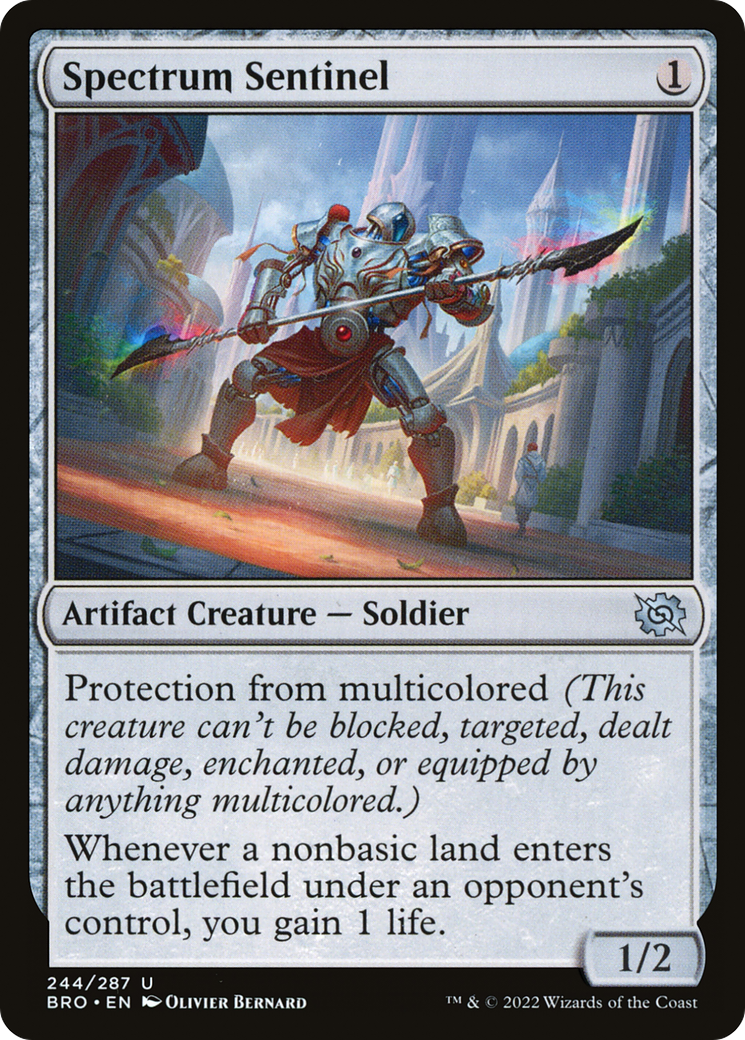 Magic: The Gathering - Spectrum Sentinel Foil - The Brothers' War