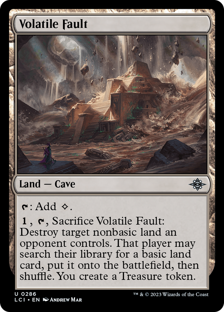 Magic: The Gathering - Volatile Fault - The Lost Caverns of Ixalan