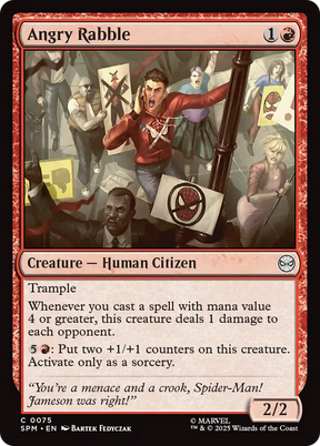 Magic: The Gathering - Angry Rabble - Marvel's Spider-Man