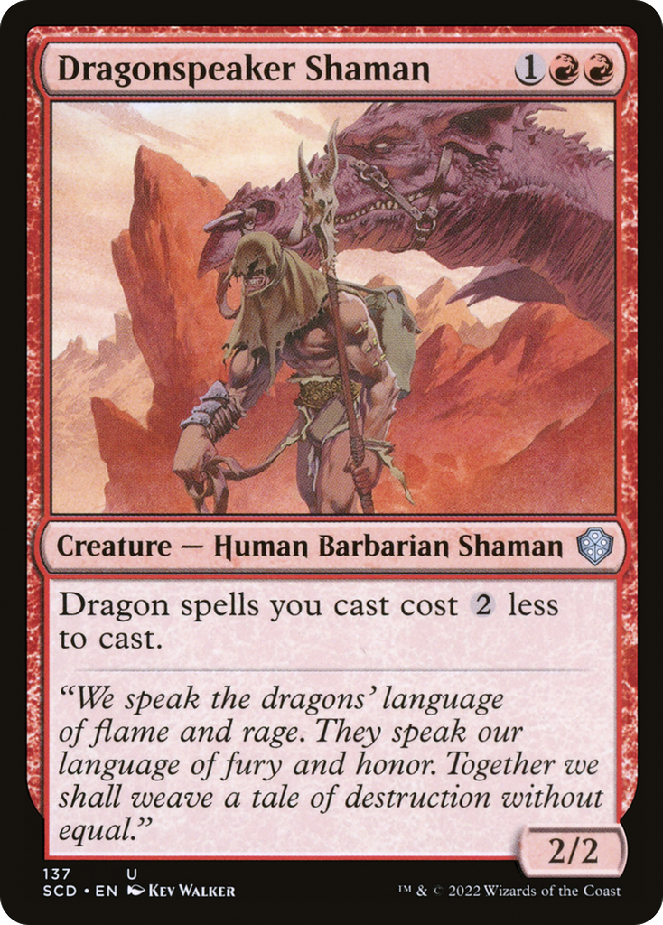 Magic: The Gathering - Dragonspeaker Shaman - Starter Commander Decks