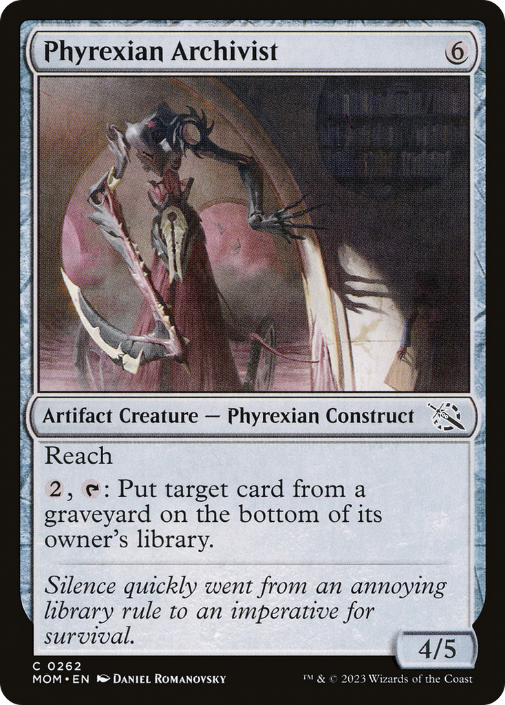 Magic: The Gathering - Phyrexian Archivist Foil - March of the Machine