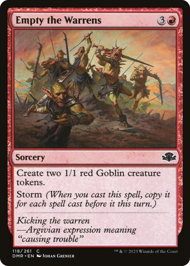 Magic: The Gathering - Empty the Warrens - Dominaria Remastered