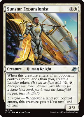 Magic: The Gathering - Sunstar Expansionist Foil - Edge of Eternities