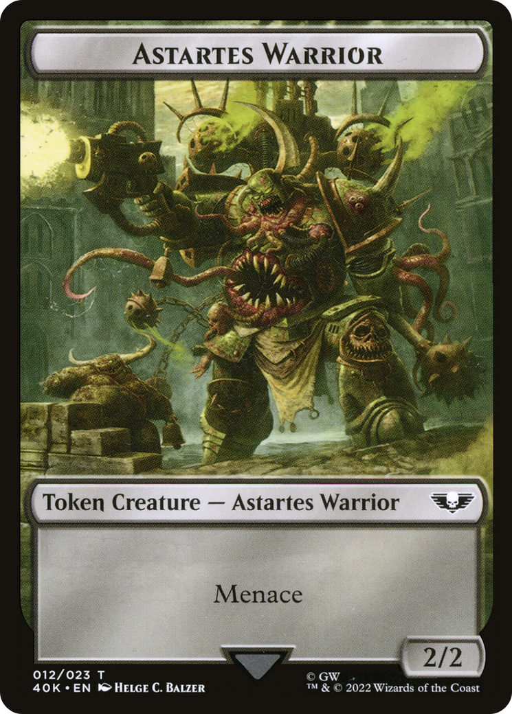 Magic: The Gathering - Astartes Warrior Token - Warhammer 40000 Tokens