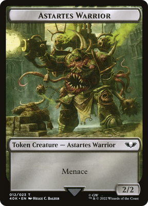 Magic: The Gathering - Astartes Warrior Token - Warhammer 40000 Tokens