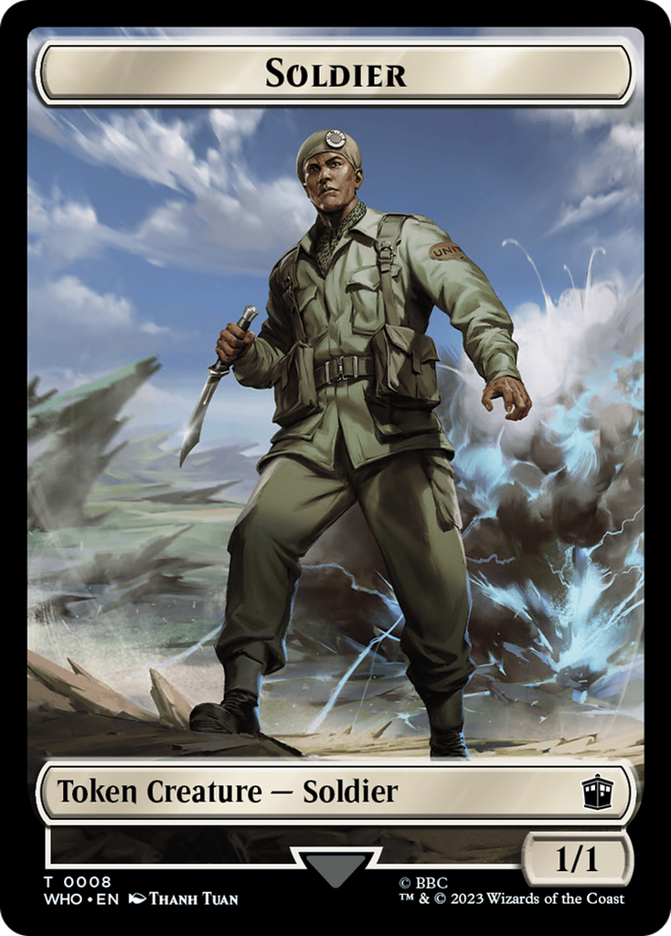 Magic: The Gathering - Soldier Token - Doctor Who Tokens