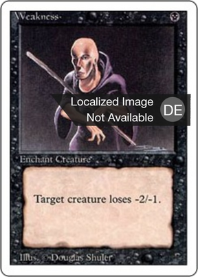 Magic: The Gathering - Schwäche - Revised Edition