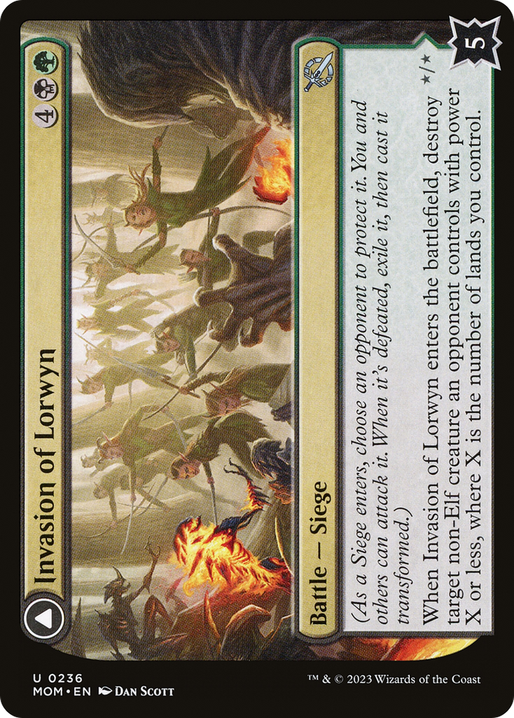 Magic: The Gathering - Invasion of Lorwyn // Winnowing Forces Foil - March of the Machine