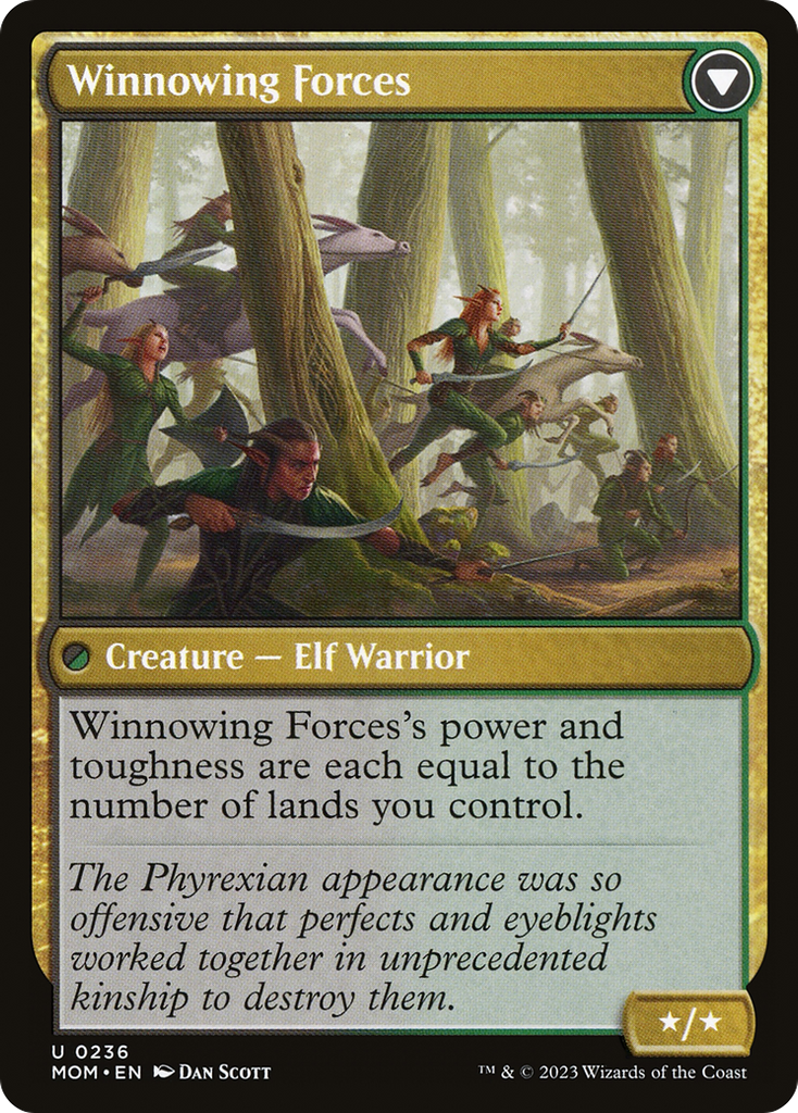 Magic: The Gathering - Invasion of Lorwyn // Winnowing Forces Foil - March of the Machine