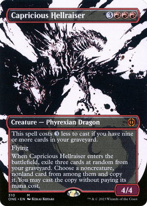Magic: The Gathering - Capricious Hellraiser - Phyrexia: All Will Be One