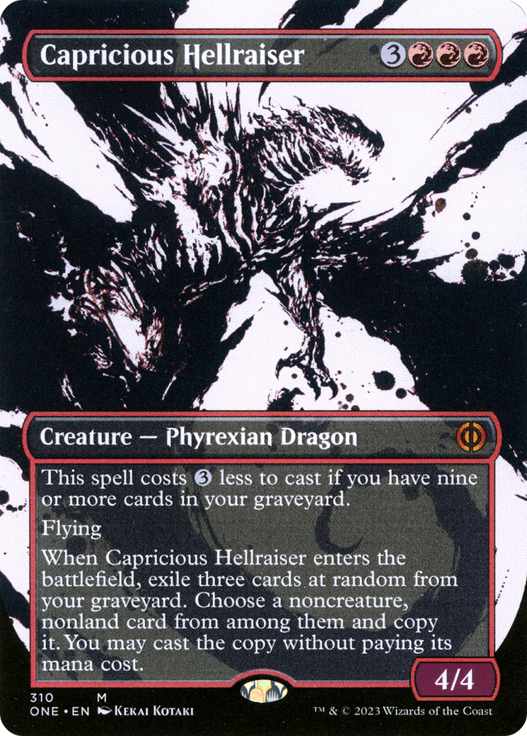Magic: The Gathering - Capricious Hellraiser Foil - Phyrexia: All Will Be One