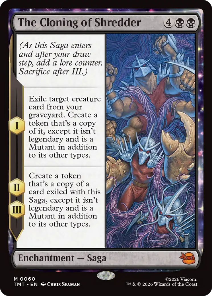 Magic: The Gathering - The Cloning of Shredder Foil - Teenage Mutant Ninja Turtles