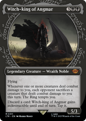 Magic: The Gathering - Witch-king of Angmar Foil - The Lord of the Rings: Tales of Middle-earth