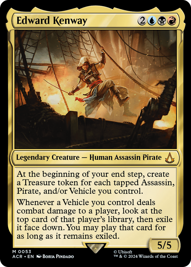 Magic: The Gathering - Edward Kenway Foil - Assassin's Creed