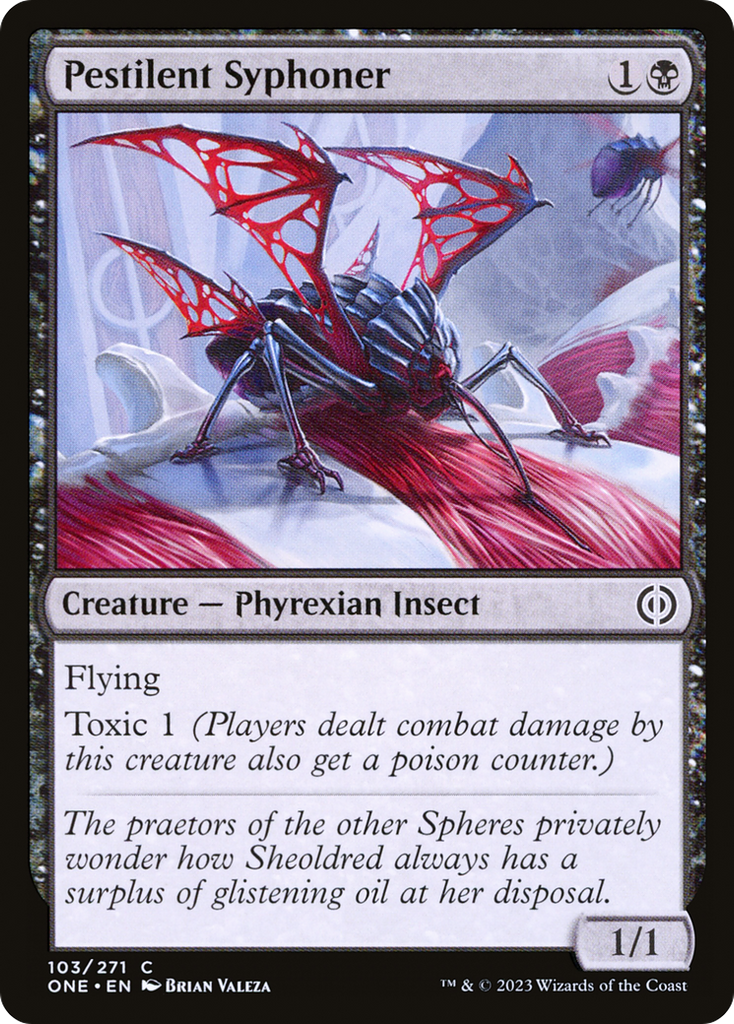 Magic: The Gathering - Pestilent Syphoner - Phyrexia: All Will Be One
