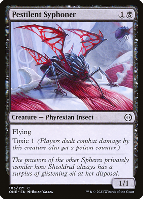 Magic: The Gathering - Pestilent Syphoner Foil - Phyrexia: All Will Be One