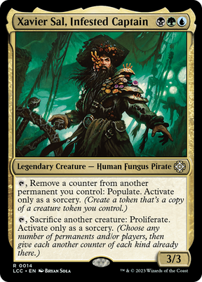 Magic: The Gathering - Xavier Sal, Infested Captain Foil - The Lost Caverns of Ixalan Commander