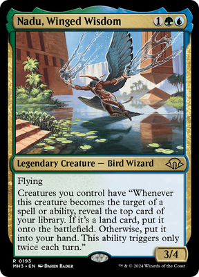 Magic: The Gathering - Nadu, Winged Wisdom Foil - Modern Horizons 3