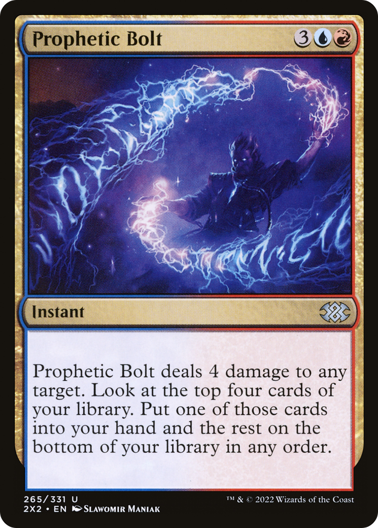 Magic: The Gathering - Prophetic Bolt Foil - Double Masters 2022