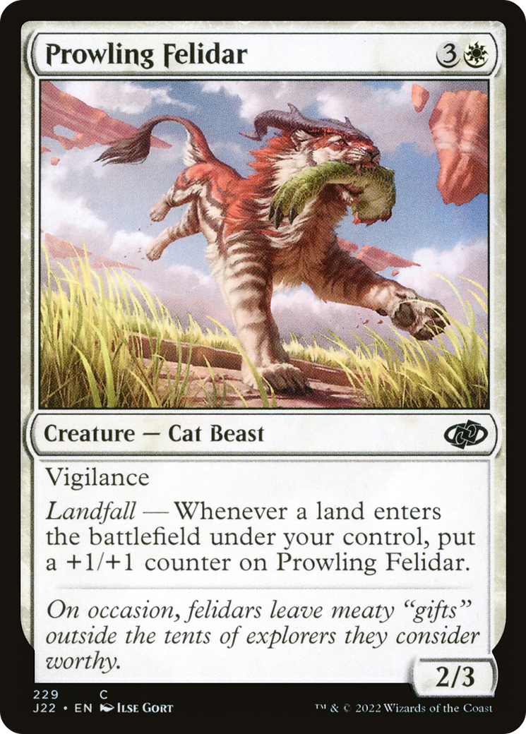 Magic: The Gathering - Prowling Felidar - Jumpstart 2022