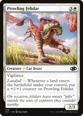 Magic: The Gathering - Prowling Felidar - Jumpstart 2022