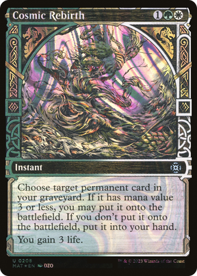 Magic: The Gathering - Cosmic Rebirth Foil - March of the Machine: The Aftermath