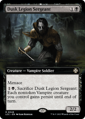 Magic: The Gathering - Dusk Legion Sergeant Foil - The Lost Caverns of Ixalan Commander