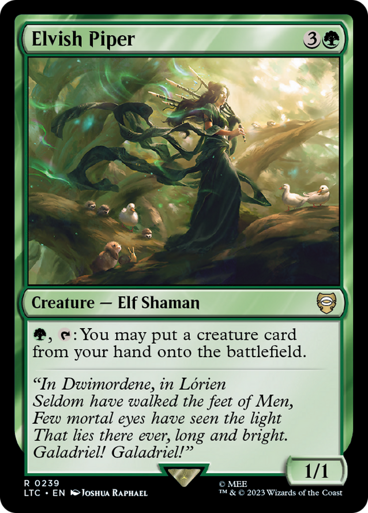 Magic: The Gathering - Elvish Piper - Tales of Middle-earth Commander