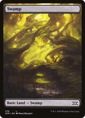 Magic: The Gathering - Swamp #378 Foil - Double Masters