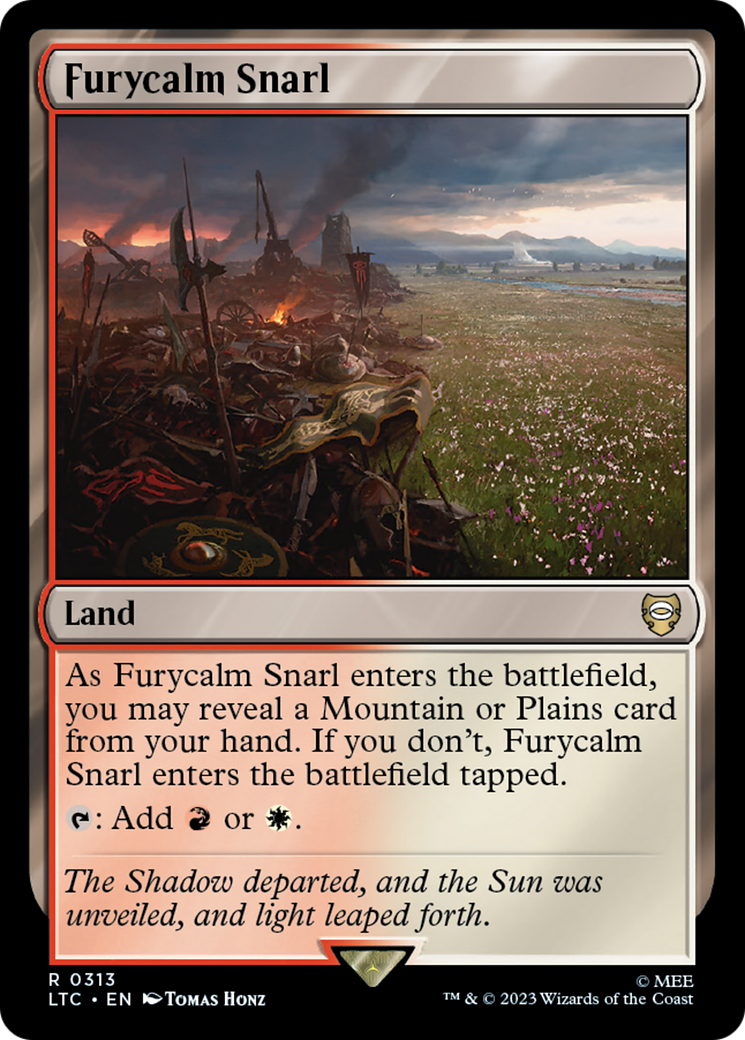 Magic: The Gathering - Furycalm Snarl - Tales of Middle-earth Commander