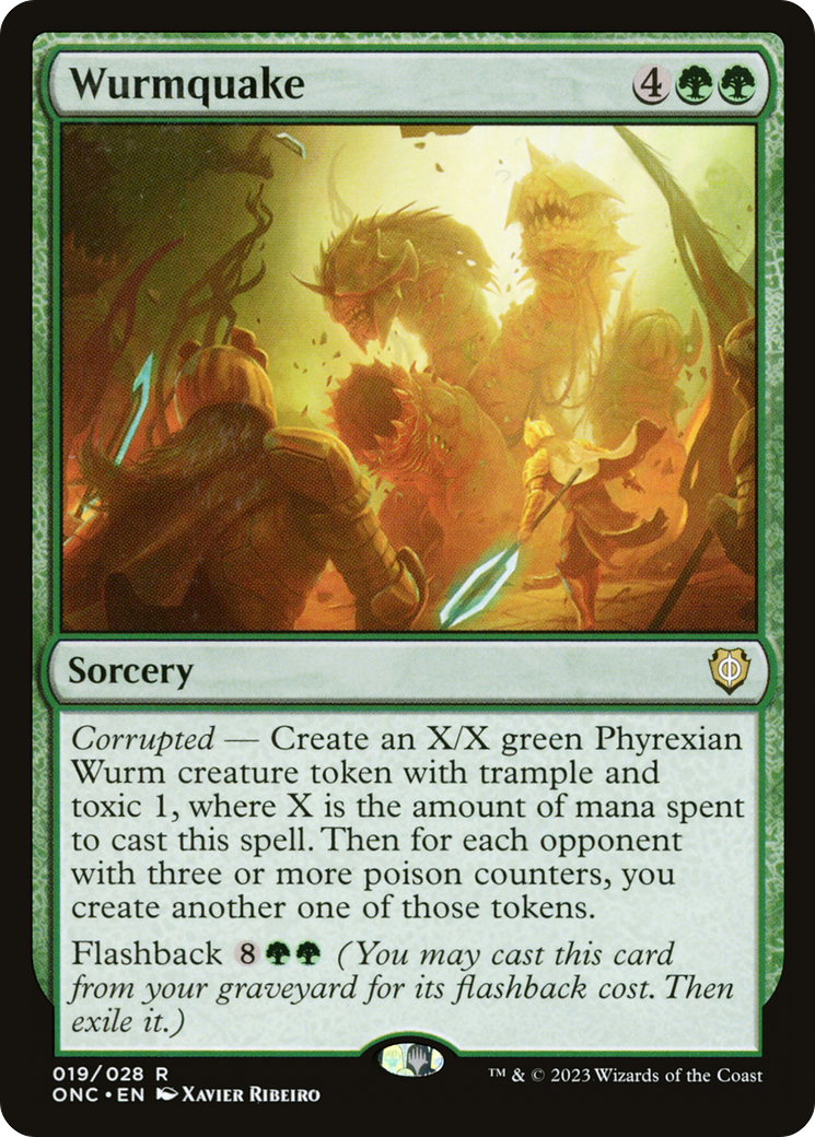 Magic: The Gathering - Wurmquake - Phyrexia: All Will Be One Commander