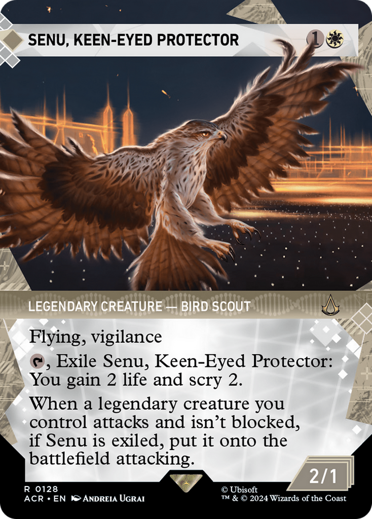 Magic: The Gathering - Senu, Keen-Eyed Protector - Assassin's Creed