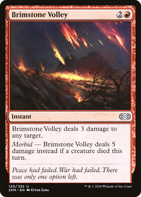 Magic: The Gathering - Brimstone Volley Foil - Double Masters