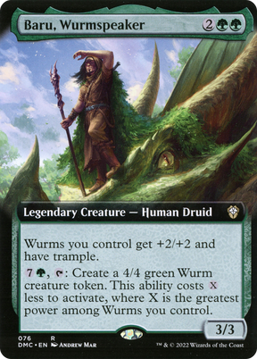 Magic: The Gathering - Baru, Wurmspeaker Foil - Dominaria United Commander