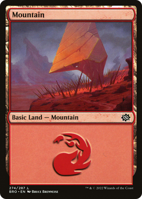 Magic: The Gathering - Mountain #274 Foil - The Brothers' War