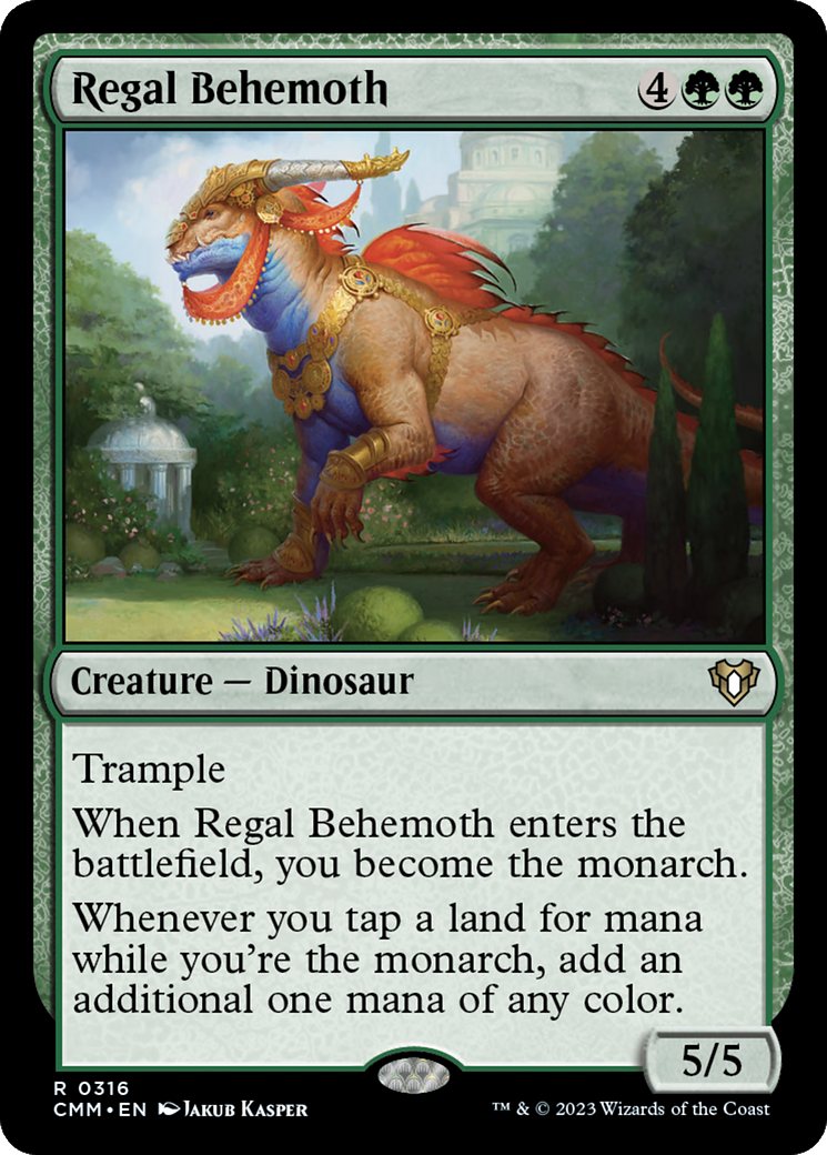 Magic: The Gathering - Regal Behemoth - Commander Masters