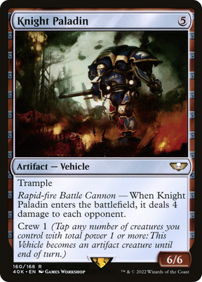 Magic: The Gathering - Knight Paladin - Warhammer 40000 Commander
