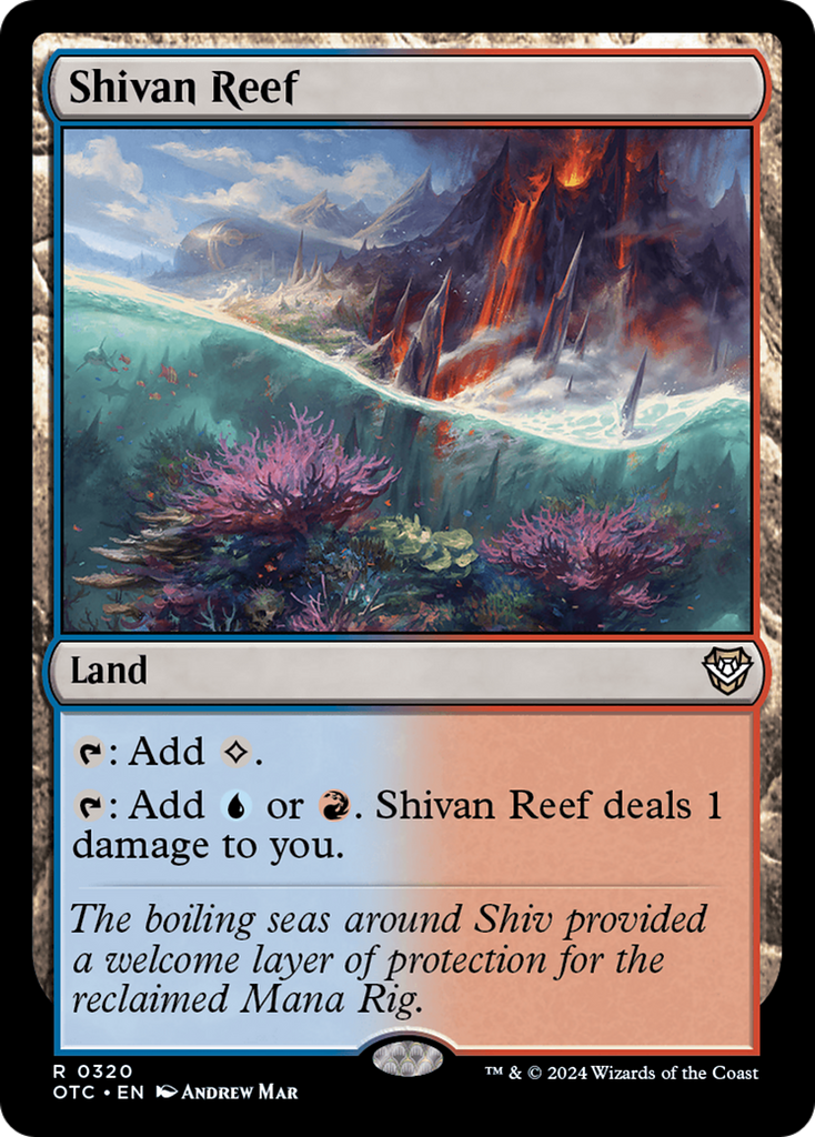 Magic: The Gathering - Shivan Reef - Outlaws of Thunder Junction Commander
