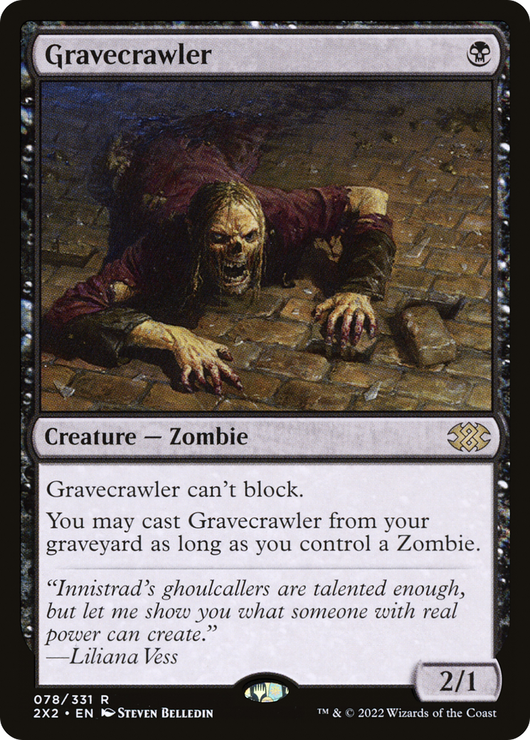 Magic: The Gathering - Gravecrawler Foil - Double Masters 2022