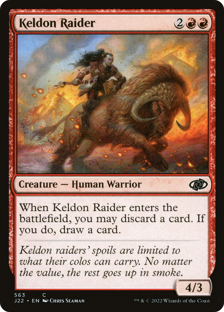 Magic: The Gathering - Keldon Raider - Jumpstart 2022
