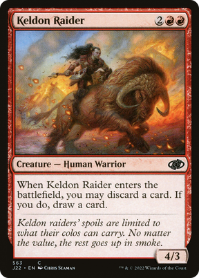 Magic: The Gathering - Keldon Raider - Jumpstart 2022