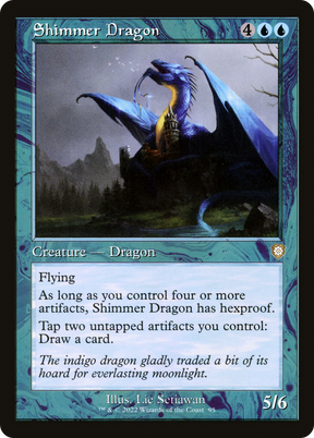Magic: The Gathering - Shimmer Dragon - The Brothers' War Commander