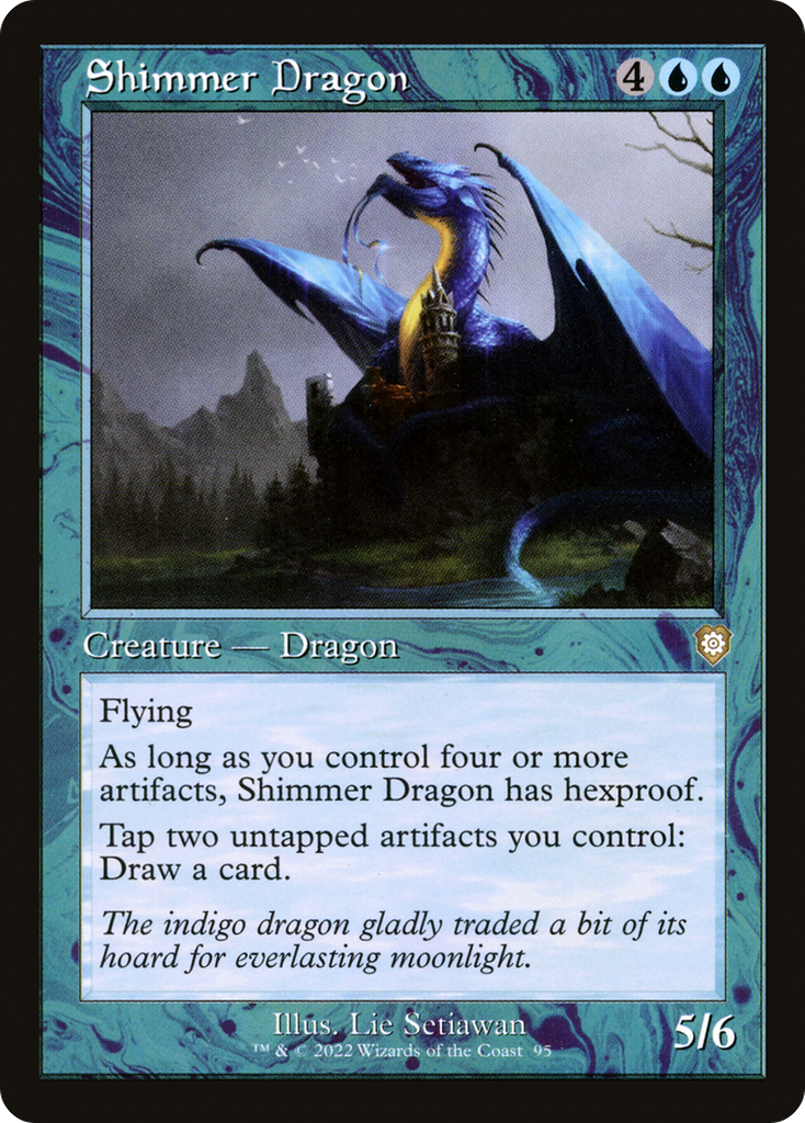 Magic: The Gathering - Shimmer Dragon - The Brothers' War Commander