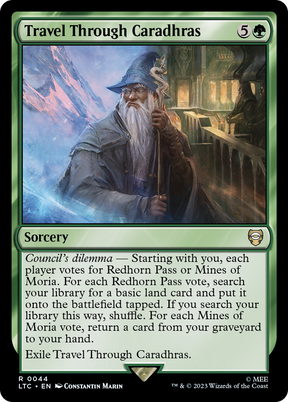 Magic: The Gathering - Travel Through Caradhras - Tales of Middle-earth Commander